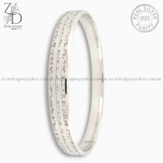 Zevar Designs 925 Silver mens-bracelets Kada