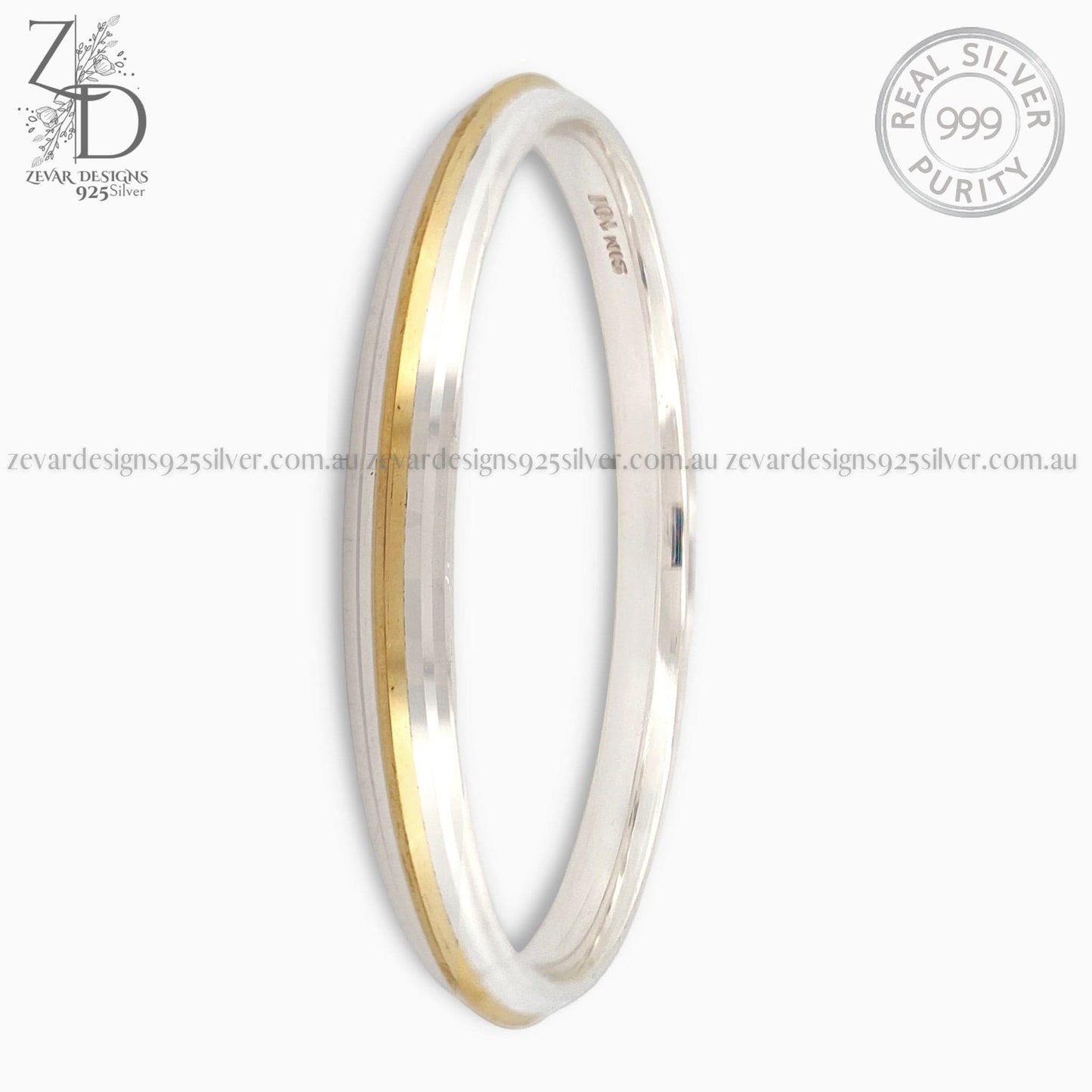 Zevar Designs 925 Silver mens-bracelets Sikhi Kada