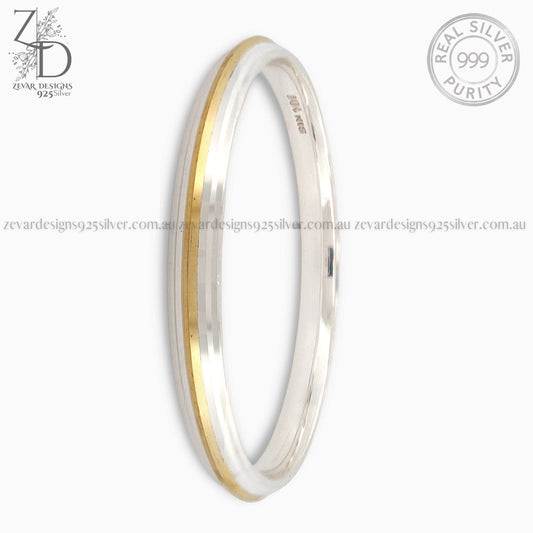 Zevar Designs 925 Silver mens-bracelets Sikhi Kada