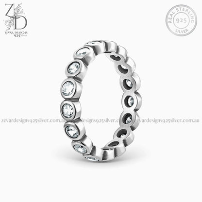 Zevar Designs 925 Silver women-rings AD Ring